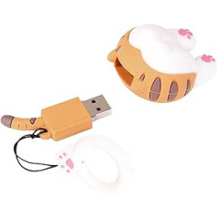 AZYBUOO Dzeltens USB zibatmiņas karte 32 GB Memory Stick USB 3.0 karikatūra USB zibatmiņas disks USB zibatmiņas disks Memory Stick datoram / automašīnas radio / viedtelevizoriem