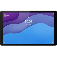 Lenovo Tab M10 Hd (2. paaudzes) planšetdators — 10,1 collas HD displejs (Mediatek Helio P22T, 64 GB atmiņa, paplašināma līdz 1 TB, RAM 4 GB, WiFi + Bluetooth), dzelzs pelēks, ‎24,15 x 0,82 14,94 cm, 420 g