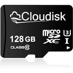 Cloudisk Micro SD karte 128GB Micro SDXC Speicherkarte C10, U3, 128GB