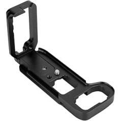 Tangxi Qucik Release L Bracket Plate, Durable L-Shaped Quick Release Camera Holder with 1/4 Inch Screw for Sony A7M3/A7R3/A9 (Black)