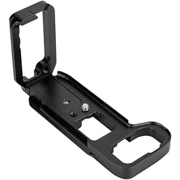 Tangxi Qucik Release L Bracket Plate, Durable L-Shaped Quick Release Camera Holder with 1/4 Inch Screw for Sony A7M3/A7R3/A9 (Black)