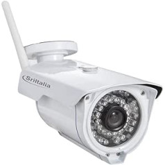 Sricam SP007 Outdoor, HD 720P IR Cut videonovērošanas kamera, ūdensizturīga, nakts redzamība, WIFI bezvadu — pilna funkcija, micro SD 128GB (saderīgs ar IOS un Android lietotni, H.264, ONVIF, P2P