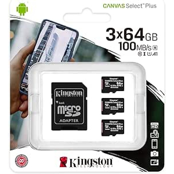 Kingston Canvas Select Plus microSD karte 64 GB