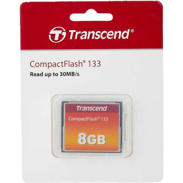 Transcend TS8GCF133 8GB CompactFlash Memory Card