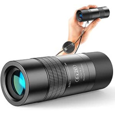 Close Up Monocular Telescope for Outdoor Use with Smartphone Clip 6 x 20 m Monocular Telephoto Lens for Insects & Butterfly Watching