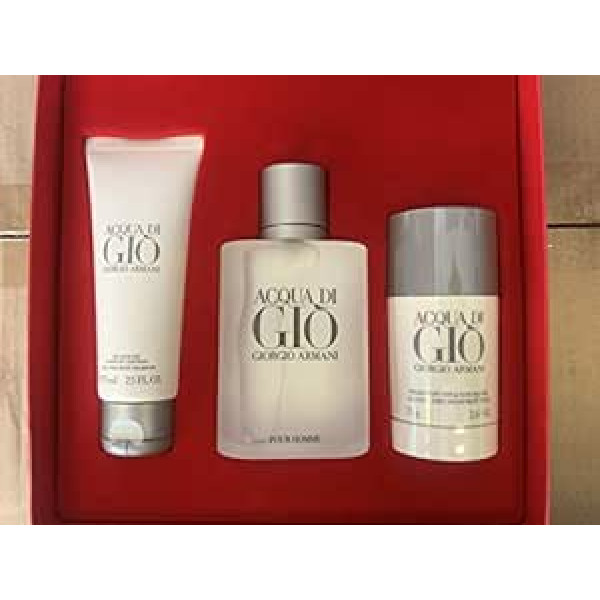 Emporio Armani Giorgio Armani Acqua di Gio Pour Homme tualetes ūdens 100 ml dāvanu komplekts + 75 ml dezodorants + 75 ml balzams pēc skūšanās