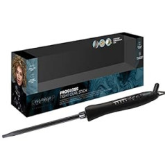 Revamp Progloss Tight Curl Stick — plāns korķviļķu loku gludeklis mazām un vidējām cirtām, korķviļķa lokām vai afro cirtām ar keramikas jonu pārklājumu matiem bez čokurošanās