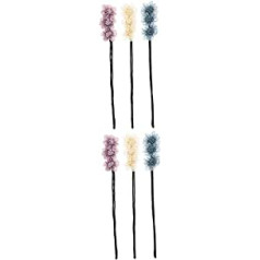 3 x Meatball Hair Iron Deft Bun Maker Hair Bun Former Lazy Flower Hairpin Rollers Flower Hair Bun Maker Plastic Accessories Modelling Twisted Bun Shaper Hair Claws