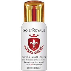 ‎Soie Royale Matu kopšana sejai ķermenim 300 ml Organisks Royal Lily ekstrakts zīda proteīni Vitamīni EF baro mitrina ādu ar intensīvu spīdumu bez alkohola Soie Royale