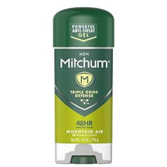 Mitchum Power Gel pretsviedru līdzeklis un dezodorants, Mountain Air 3,4 unces (96 g)