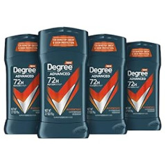 Degree Men 4 невидимых антиперспиранта и дезодоранта Deodorant Degree для мужчин, 76 г, Adventure (Herren Deo)