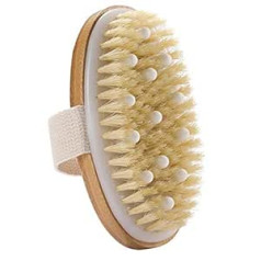 Amake Body Brush, Exfoliating Brush, Bristles and Bristles After Sealing, Soften the Skin, Use 100% Natural Boar Bristles, Body Exfoliating Brush Wooden to Remove Dead Skin