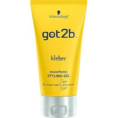 Got2B Schwarzkopf Got2b Adhesive Waterproof Styling Gel Pack of 3 x 150 ml