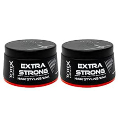 Totex Extra Strong Hair Wax I Extra Strong Hair Styling Wax I Fragrance Deep Blue Scented Hair Wax I Shiny and Natural Hair Look I Maximum Control I 150 ml (2 iepakojumā)