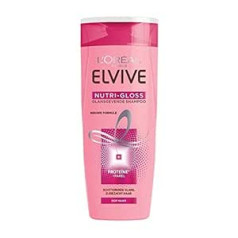 Elvive L'Oréal Elvive Nutri Gloss spīdīgs šampūns blāviem matiem 250 ml Iepakojumā 3