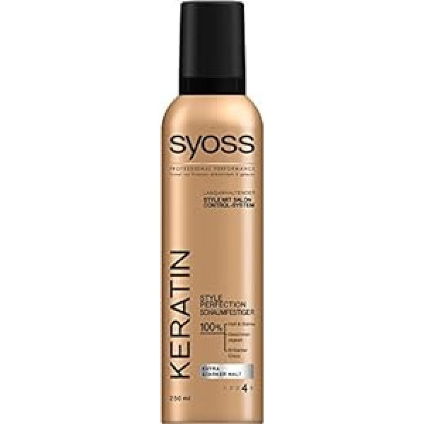 Syoss Schaumfestiger Keratin, 3er Pack (3 x 250 ml)