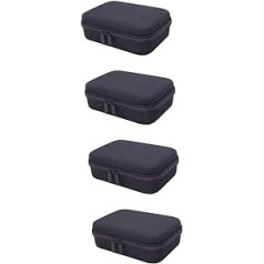 ABOOFAN Pack of 4 Portable Storage Bag Trimmer Storage Case Hard Storage Travel Case Travel Case for Hair Clippers Men's Hair Men's Travel Accessories
