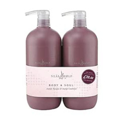 Neal & Wolf Body & Soul Amplify apjomu piešķirošs šampūns un kondicionieris Backwash Duo 950 ml