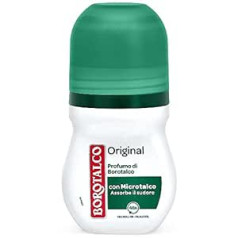 Borotalco 8x BOROTALCO ROBERTS rullējamais dezodorants oriģināls 50ml bez spirta dezodorants no Itālijas