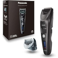 Panasonic Premium matu trimmeris ER-SC40 ar 19 garuma iestatījumiem, matu trimmeris 0,5-10 mm, trimmeris vīriešiem, lineārais motors