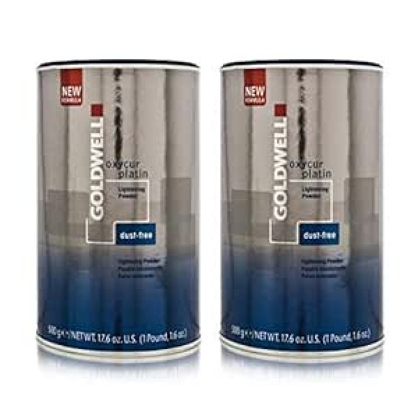 Goldwell 2 Pack Goldwell Oxycur Platinum Dustfree Bleach 500 g