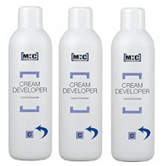 Meister Coiffeur Cream Developer C 4,0% 3 x 1000 ml H2O2 Cream Oxide by M:C