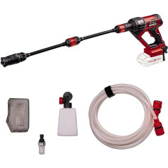 Einhell Hypresso 18/24 Li-Solo Power X-Change bezvadu augstspiediena mazgātāja pistole (18 V, 24 bāri, mobilai tīrīšanai un apūdeņošanai, 240 l/h, iekļauti piederumi, bez akumulatora)