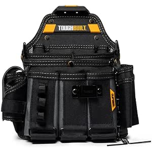 ToughBuilt Electromaster Bag with Shoulder Strap - 25 Compartments and Loops, ClipTech Compatible, Durable Design - (TB-CT-104-DE)