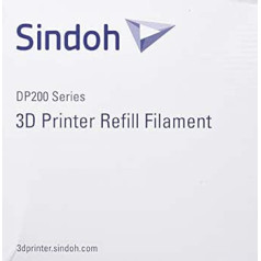 Sindoh 3DWOX Nachfüll-Filament PLA grün (saderīgs ar DP200, DP201, 3DWOX 1, 1X, 2X), Spule, 1,75 mm Durchmesser (3DP200PGR-R)