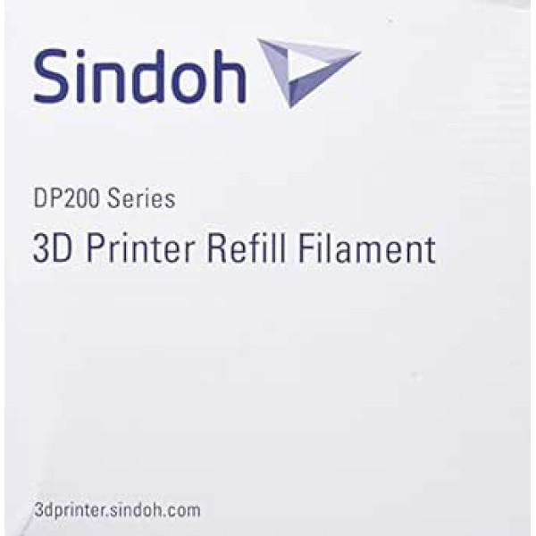 Sindoh 3DWOX Nachfüll-Filament PLA grün (saderīgs ar DP200, DP201, 3DWOX 1, 1X, 2X), Spule, 1,75 mm Durchmesser (3DP200PGR-R)