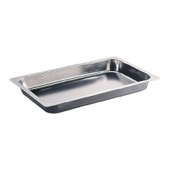 Bourgeat K090 izcili nerūsējošā tērauda Gastronorm panna – 1/1 – 325 mm platums x 530 mm garums x 20 mm dziļums