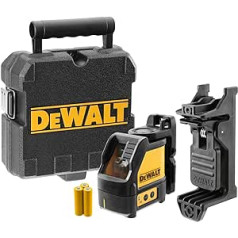 Dewalt DW088CG-XJ Green Beam Cross Line lāzers ar somiņu, dzeltens/melns