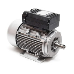 Elektromotors 1-fāzes. 2-pin. 230 V 1,5 kW (2 ZS) ar palaišanas kondensatoru 2850 U/m alumīnija