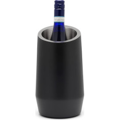 Leopold Vienna Bottle Cooler, Stainless Steel 304, Black, 139 x 139 x 250
