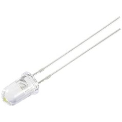 TRU COMPONENTS LED bedrahtet Rot Rund 5mm 25000 mcd 15° 30mA 2.1V