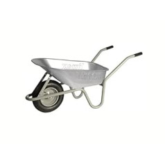 ALTRAD LIMEX Construction Wheelbarrow Grey 100L Galvanised