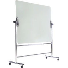 Bi-Office mobilais drehbare Glastafel, magnēts 150 x 120 cm