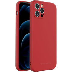 Silikona elastīgs izturīgs maciņš iPhone 13 mini Color Case sarkans