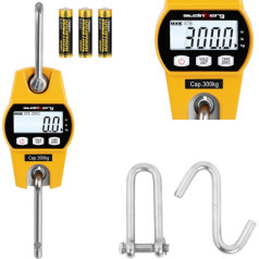 Noliktavas piekaramie āķa svari līdz 300 kg / 0,1 kg LCD