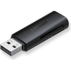 SD TF atmiņas karšu lasītājs datoram USB 3.0 melns