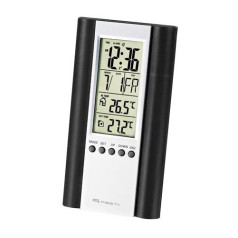 Fiesta FSTT04B Digitālā Laika Stacija nosaka Iekštelpu un Āra temperatūru / Termometrs / Kalendārs / Pulkstenis / Modinātājs / LCD