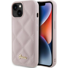 Guess Quilted Metal Logo Case Защитный Чехол для Apple iPhone 15