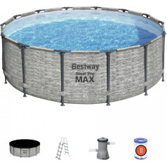 Bestway 5619d plaukimo baseinas plieno pro max 427x122