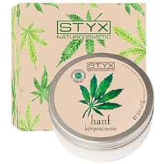 Stuckart STYX© ORGANIC kaņepju ziede (200ml) HEMP krēms dabīgs • CBD krēms lielās devās ar organisko kaņepju eļļu Šī sviests Aļģu ekstrakts E vitamīns •Universāls ādai sejas ķermenim