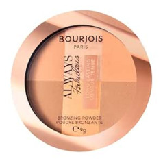 Bourjois Bourjois vienmēr pasakains, ilgstoši bronzējošs pulverveida iedeguma augsne no vieglas līdz ilgstošai 001 vidējai - 9 g