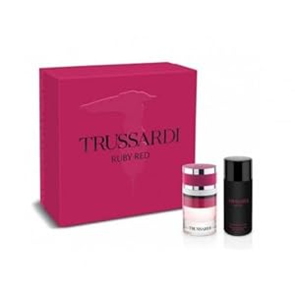 Trussardi rubīnsarkans EDP 60 ml + ķermeņa losjons 125 ml dāvanu komplekts