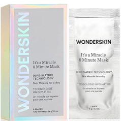 Wonderskin 8-минутная маска, увлажняющая маска для лица, антивозрастная маска для лица с витамином С и ниацинамидом