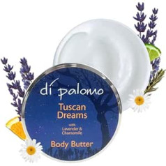 Di Palomo Tuscan Dreams ķermeņa sviests 200 ml, ķermeņa mitrinātājs un ķermeņa losjons, šī sviesta ķermeņa sviests ar ādas kopšanu, ķermeņa sviests sievietēm un ķermeņa mitrinātājs sievietēm