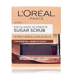 L'oréal Paris Kugar Scrub Пилинг питательный для лица и губ с мелкими кристаллами сахара + масло какао, 50 мл краска