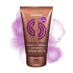 Sunmaxx TAN MAXXIMIZER Tropical Mango iedeguma losjons + Bronzer I Pašiedeguma efekts I Mango Aroma I Guarana Extract I Quick Bronzer Effect I Barojošas īpašības